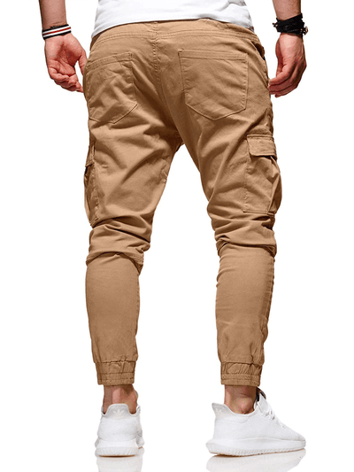 Men's Casual Joggers Pants Sweatpants Cargo Combat Loose Sport Workout