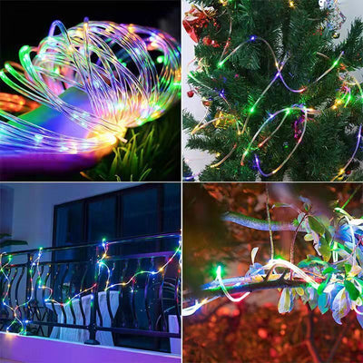 33FT 100 LED Strip Rope Light Tube String Outdoor Garden Party