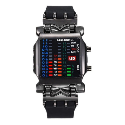 Luxury Men's Watch LED Sports Date Digital Bracelet Waterproof Quartz