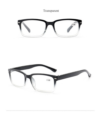 Reading Glasses Mens Womens Unisex Readers 4 PACK Square Frame New