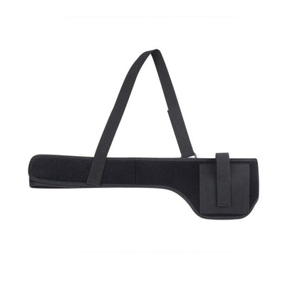 Tactical Concealed Carry Shoulder Waist Pistol Hand Gun Holder Holster displayed in black fabric with adjustable straps.