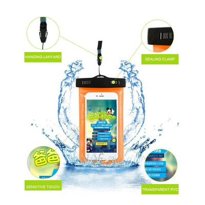 3 Pack Waterproof Floating Cell Phone Pouch Dry Bag Case Cover For