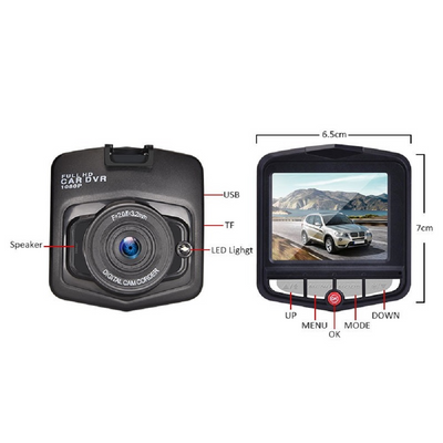 2.4'' Full HD 1080P Dash Cam Car DVR Front or Rear Camera Night Vision
