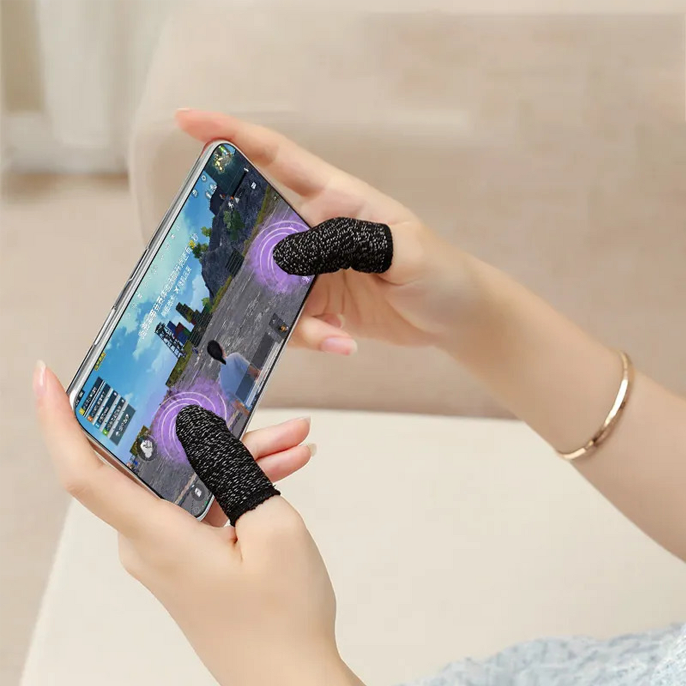 10 Pcs Screen PUBG Gaming Finger Sleeve Game Controller Mobile