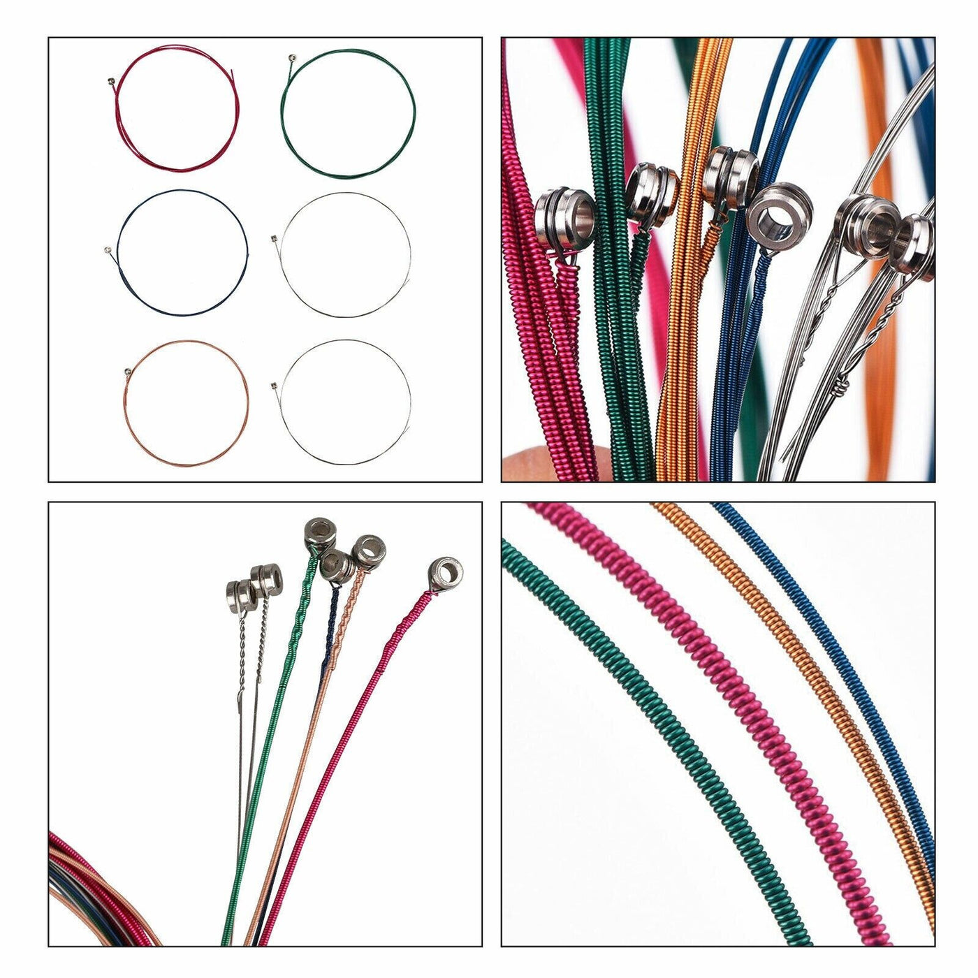 3 Sets of 6 Guitar Strings Replacement Steel String For Acoustic