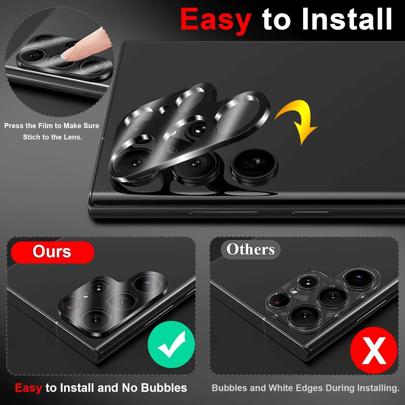 Tempered Glass Screen Protector Lens Hydrogel For Samsung S23 S22