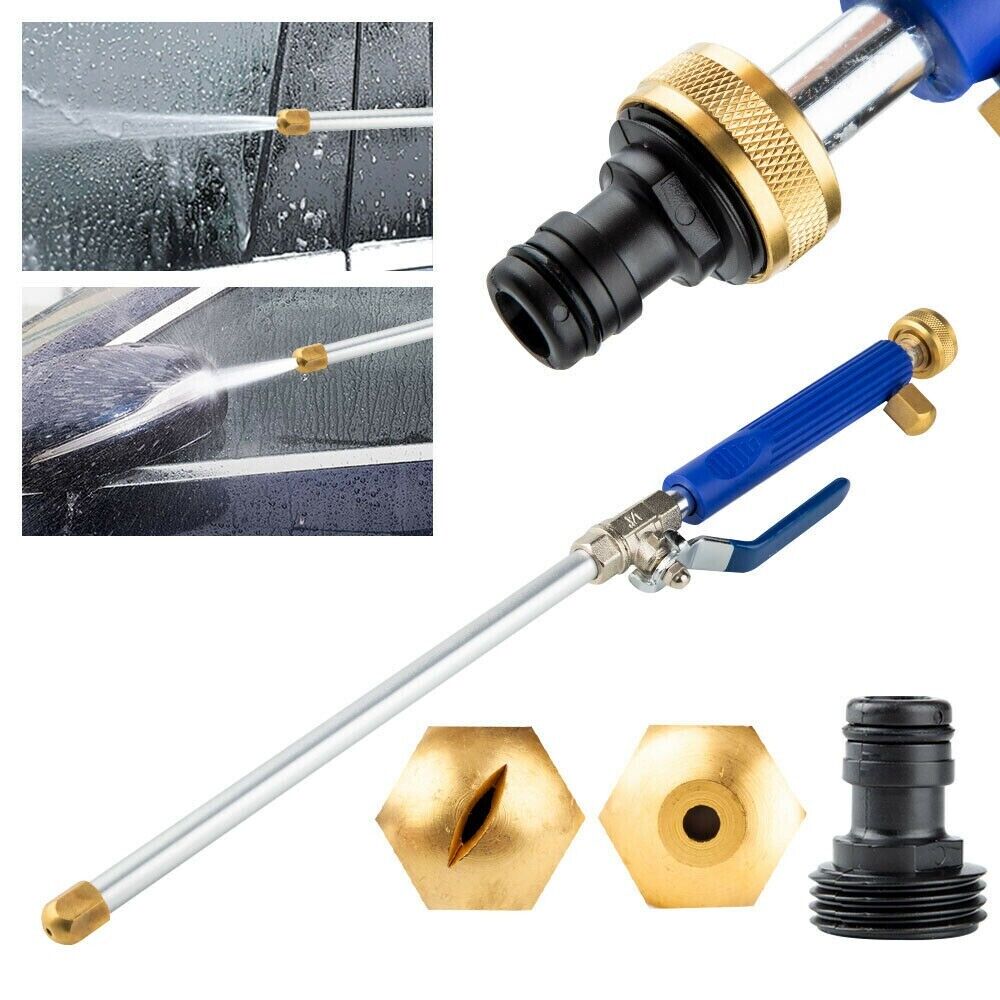 High Pressure Power Washer Water Spray Gun Nozzle Wand Attachment