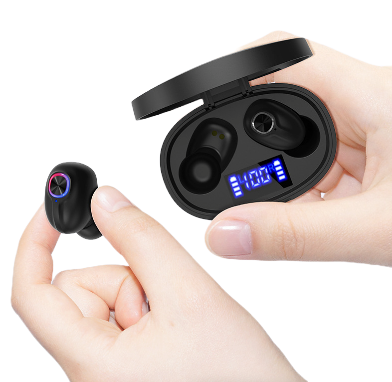 TWS Bluetooth Earbuds Waterproof Bluetooth 5.1 Headset Noise