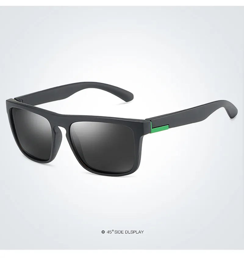 Square Polarized Sunglasses For Men Women Outdoor Sports Driving