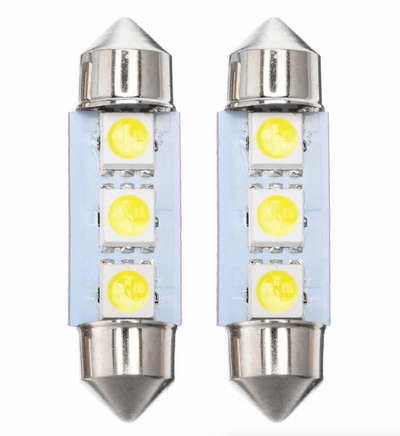 14Pcs T10 36mm LED Interior Car Accessories Kit Map Dome License Plate