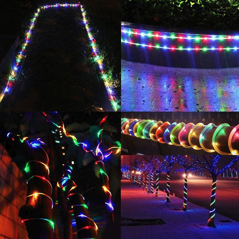 33FT 100 LED Strip Rope Light Tube String Outdoor Garden Party