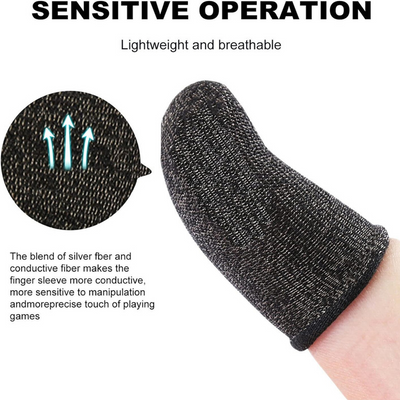 10 Pcs Screen PUBG Gaming Finger Sleeve Game Controller Mobile