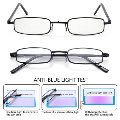 Classic HD Spring Compact Reading Glasses Readers Travel Slim Design