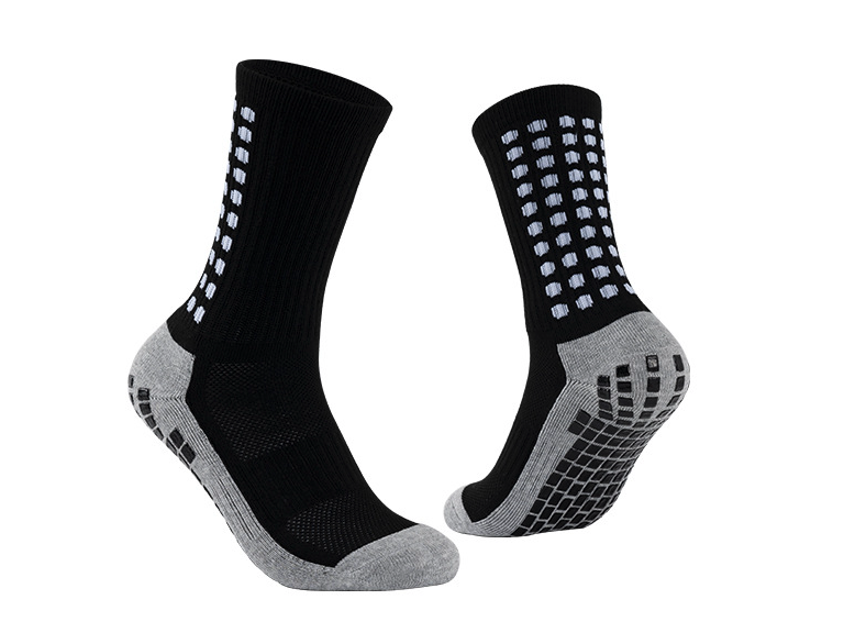 3 Pair Sport Socks Anti Slip W/ Grip Soccer Men Football Basketball