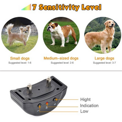 Automatic Anti Bark Barking Dog Shock Control Collar Device Large