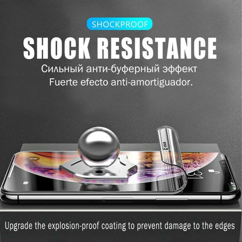 2PCS Hydrogel Screen Protector For iPhone 15 14 13 12 11 Pro Max SE X