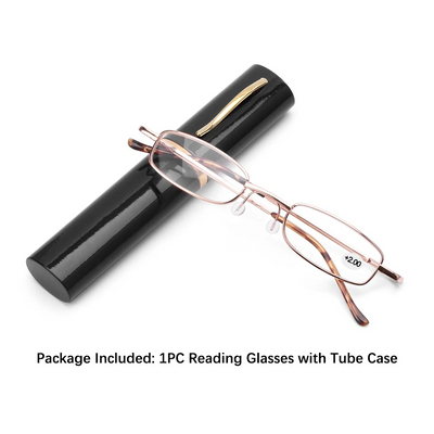 Classic HD Spring Compact Reading Glasses Readers Travel Slim Design