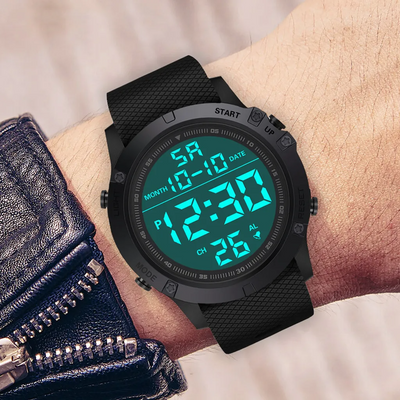 Waterproof Digital Sports Watch Military Tactical LED Backlight