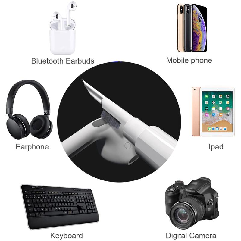 Cleaning Pen For Airpods Pro 1 2 Earphones Cleaner Kit Soft Brush Case