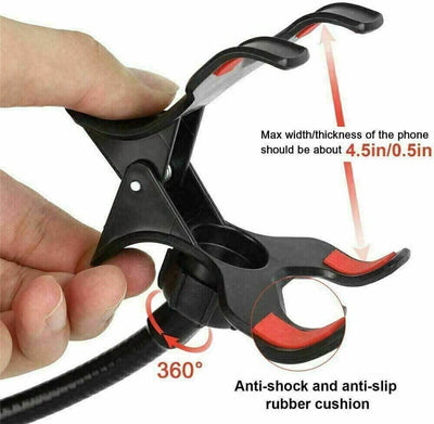 Universal Lazy Mobile Phone Gooseneck Stand Holder Flexible Bed Desk