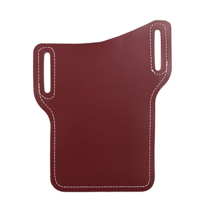 Men Cell Phone Belt Pack Bag Loop Waist Holster Pouch Case Leather