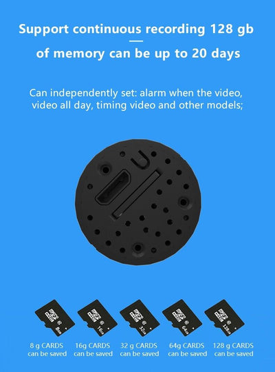 WiFi Wireless Spy 4K Mini Camera Pinhole DIY Hidden HD Screw IP DVR