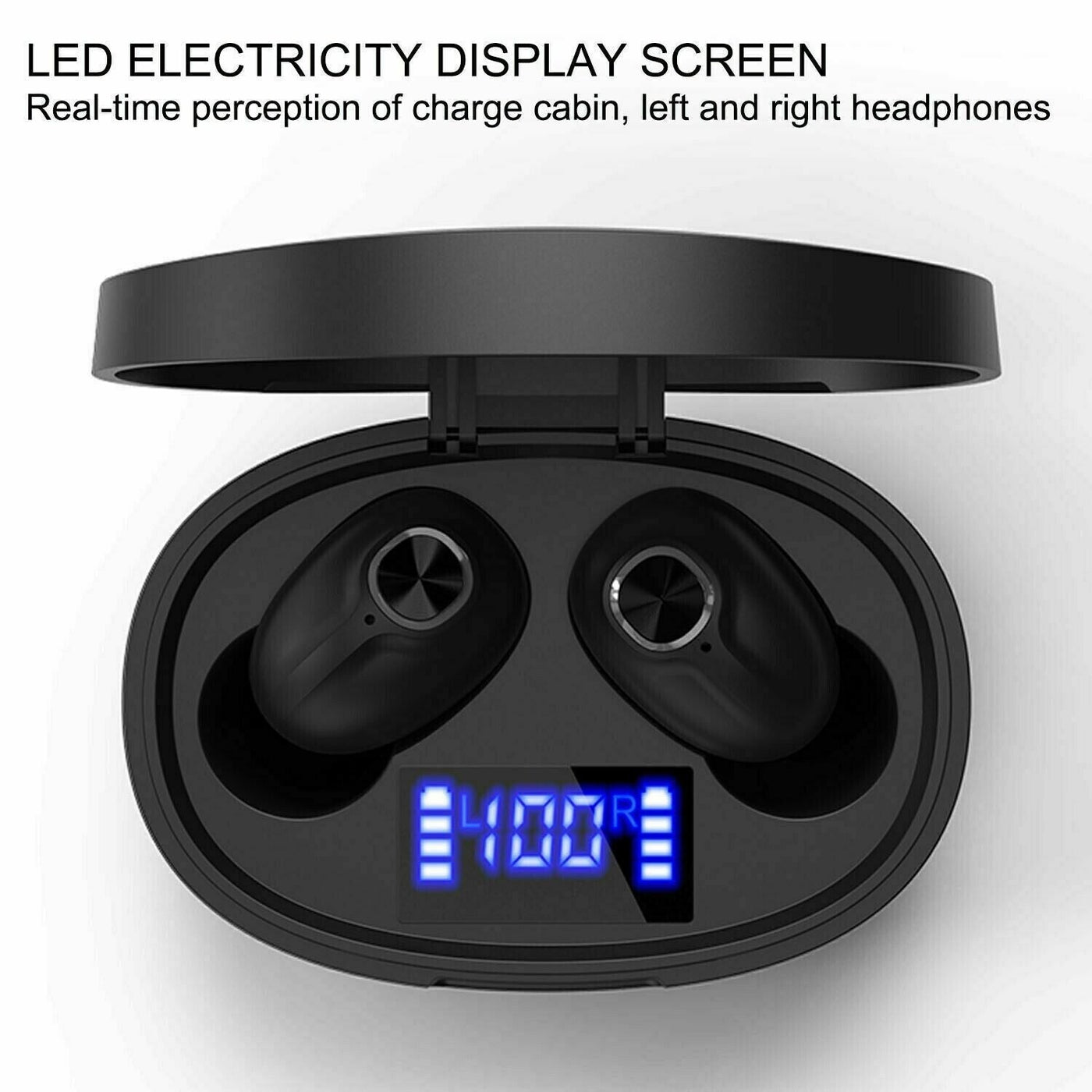 TWS Bluetooth Earbuds Waterproof Bluetooth 5.1 Headset Noise