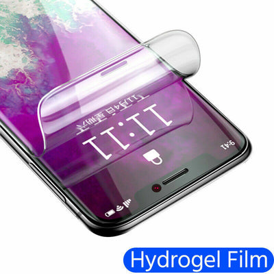 2PCS Hydrogel Screen Protector For iPhone 15 14 13 12 11 Pro Max SE X