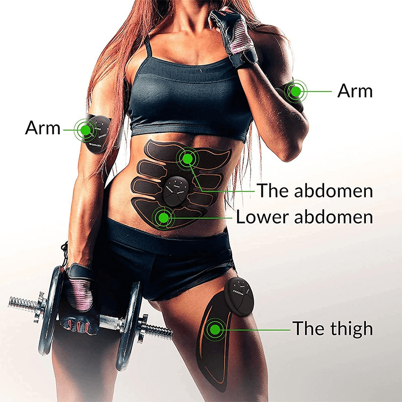 EMS Abdominal Muscle Toning Trainer ABS Stimulator Toner Fitness