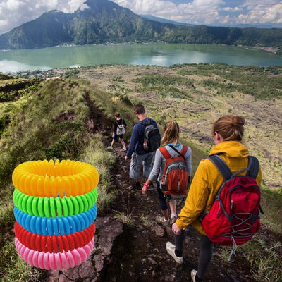 24 Pack Anti Bug Insect Pest Repellent Bracelet Wrist Band Natural