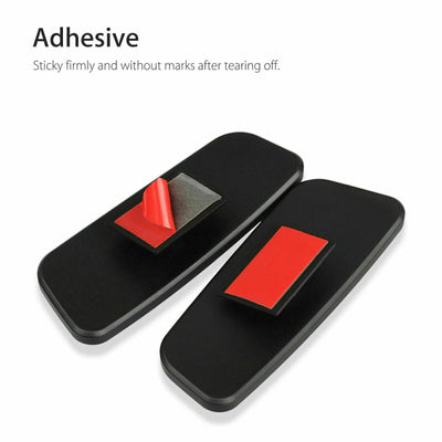 2x 360° Stick on Rear View Auxiliary Blind Spot Mirror Wide Angle Car