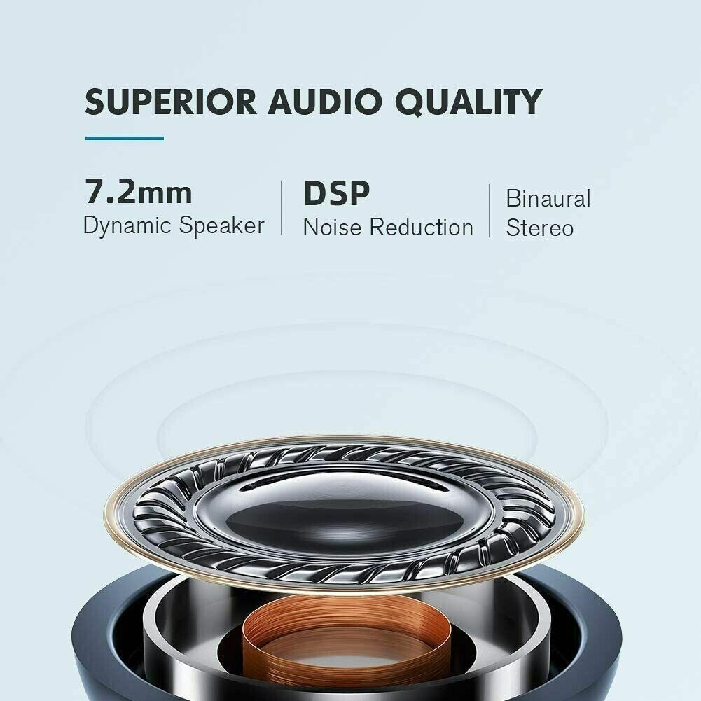 TWS Bluetooth Earbuds Waterproof Bluetooth 5.1 Headset Noise