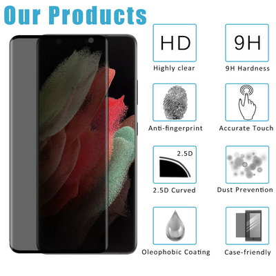 Privacy Tempered Glass Screen Protector For Samsung Galaxy S23 S22