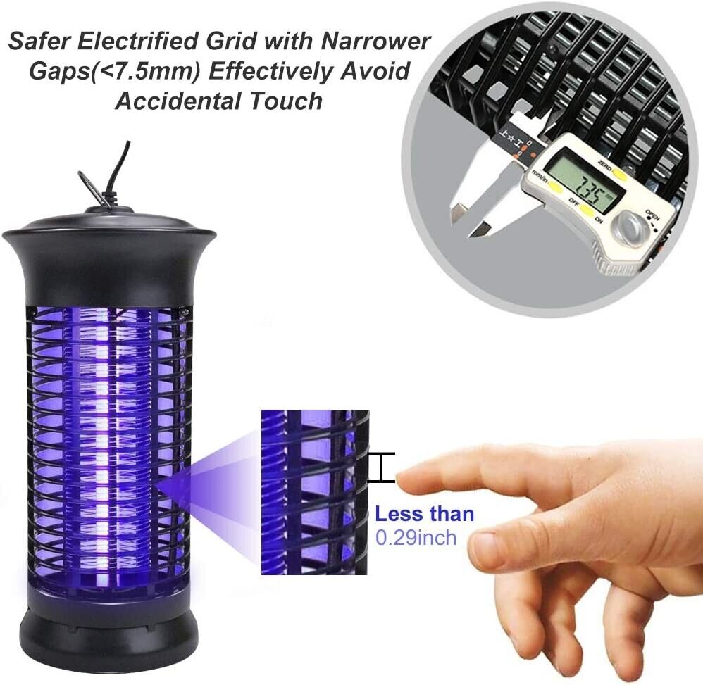 Electric Fly Gnat Killer Lamp Pests Fly Insect Trap Mosquito Bug