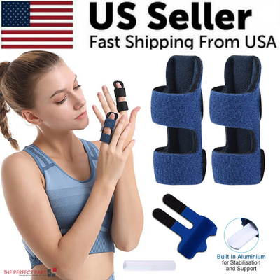 Adjustable Trigger Finger Splint Straightener Corrector Brace Support