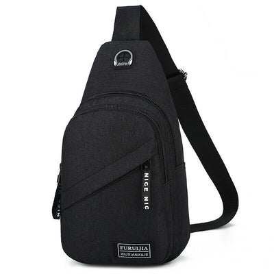 Men Women Sling Bag Chest Fanny Packs Cross Body Travel Sports