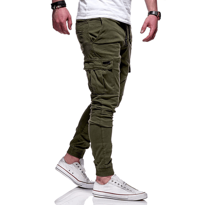 Men's Casual Joggers Pants Sweatpants Cargo Combat Loose Sport Workout