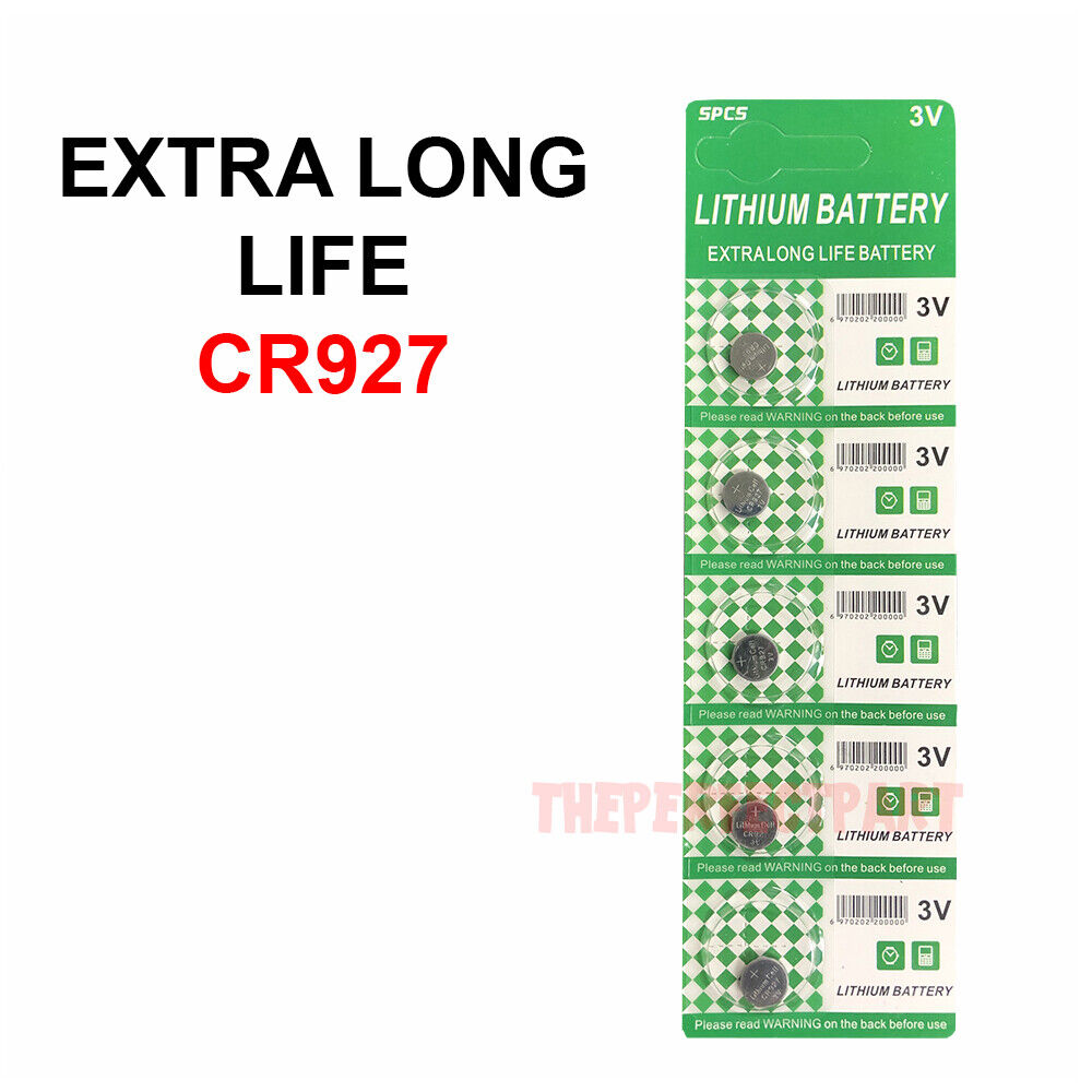 5 PCS CR927 DL927 BR927 LM927 KCR927 927 Lithium Battery 3V Button