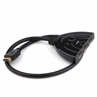 3 Port HDMI Splitter Cable 1080/4K Switch Switcher HUB Adapter for