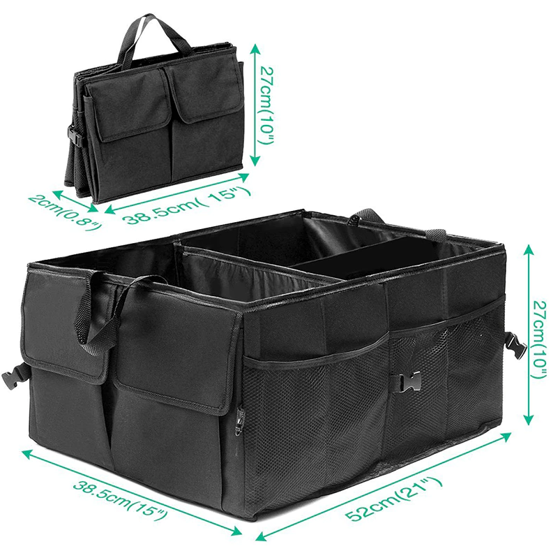 Trunk Cargo Organizer Folding Storage Collapse Bag Bin For Car Truck