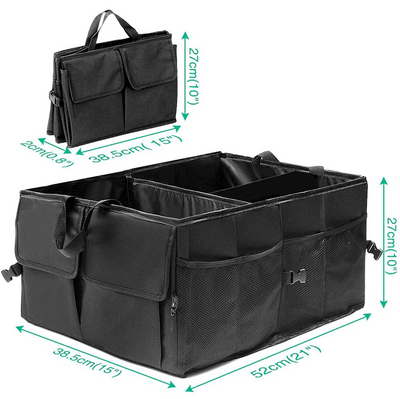 Trunk Cargo Organizer Folding Storage Collapse Bag Bin For Car Truck
