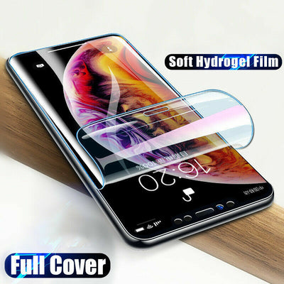 2PCS Hydrogel Screen Protector For iPhone 15 14 13 12 11 Pro Max SE X