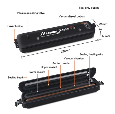 Vacuum Sealer Machine Food Preservation Storage Saver Automatic With
