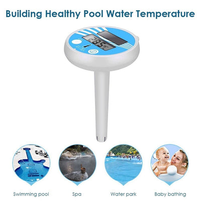 Digital Solar Powered Outdoor Floating Waterproof Rainproof Pool SPA
