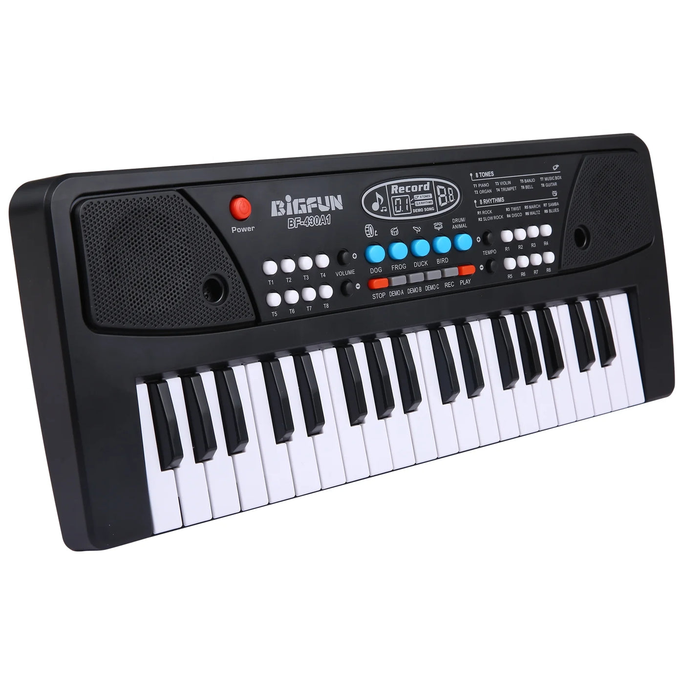 Kid Keyboard Piano, 37 Key Portable Electronic Piano Keyboard with Microphone Musical Instrument Educational Toys for Kids Boys Girls