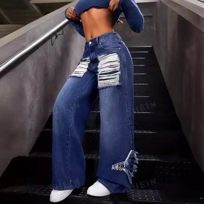 Patch Ripped Street Jeans – Haute Edition 25