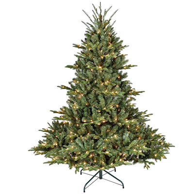 9FT Full-Shape Christmas Tree with 1100 UL Lights – PE/PVC Mixed