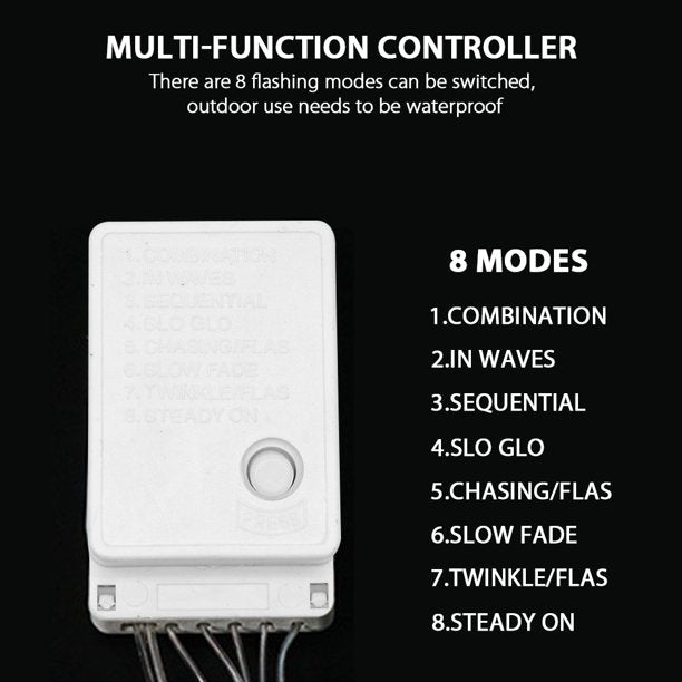 Halloween Christmas Lights Outdoor Decorations 100 LED