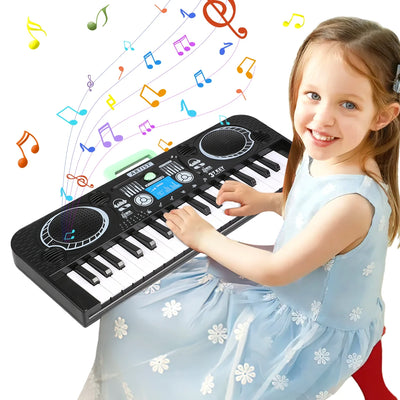 Baby Piano Toys for Kids 1-4 Years, 37 Keys Musical Piano Keyboard for Toddlers, Musical Instrument Toys Birthday Gifts for Toddlers Boys Girls Aged 3-8