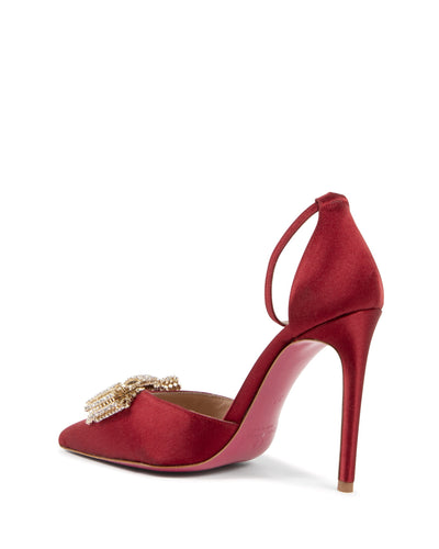 Satin Bow Pump